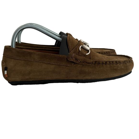 Allen Edmonds Sebastian Bit Driving Loafers Men Size 7.5D Caper New Without Tags - Picture 3 of 8